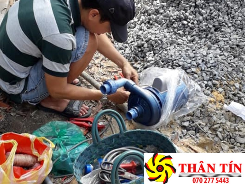 Sửa máy bơm nước giếng khoan bị cháy tại Bình Dương