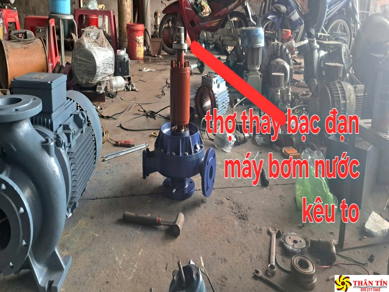 Sửa máy bơm PCCC tại quận 1 hư bạc đạn,