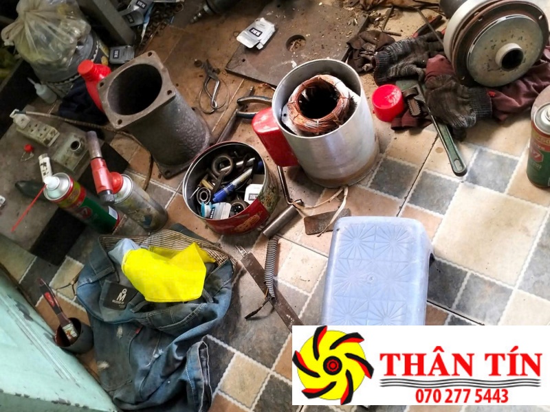 sửa máy bơm chìm bị cháy 