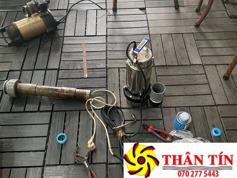 Gọi thợ sửa máy bơm chìm( bơm chất thải) tại quận 1 đến nhanh